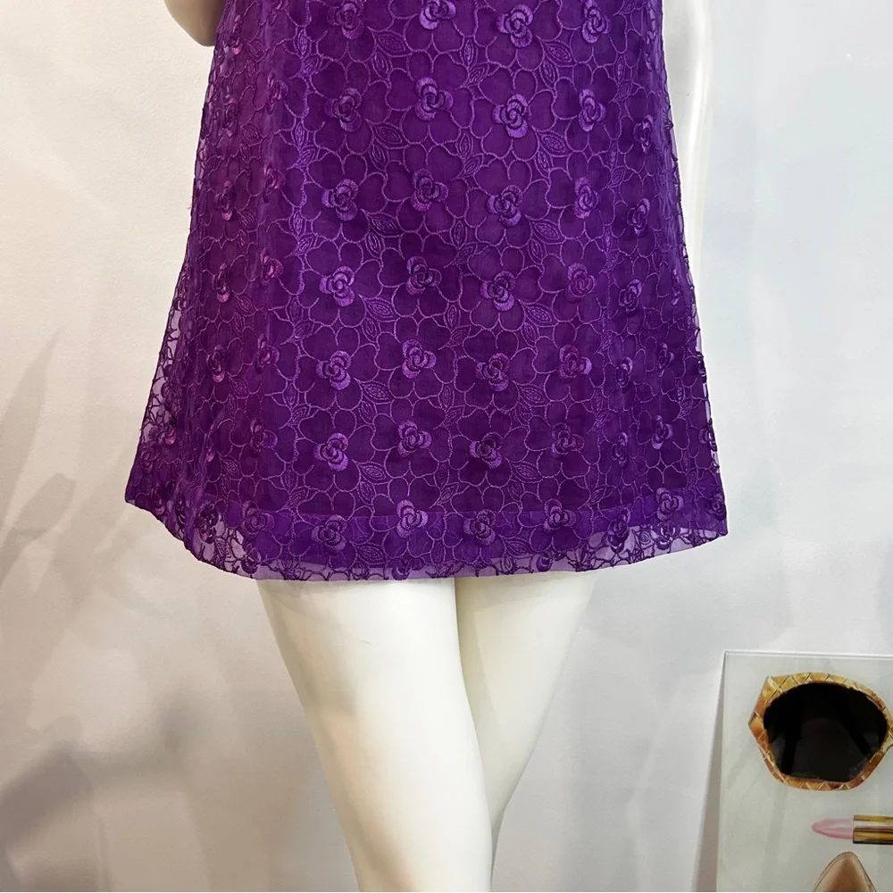 Late 60s Vintage Micro Mini Party Dress - Picture 9 of 17